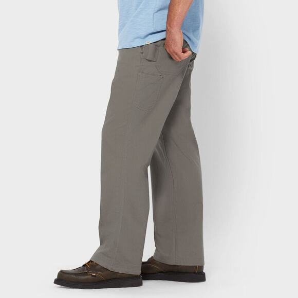 Duluth Trading 35x34 Gray Canvas Relaxed Fit D-Flex Fire Hose Carpenter Pants - Picture 2 of 14